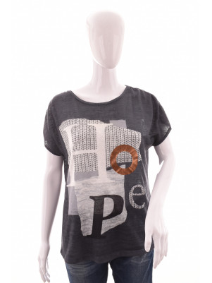 Пуловер с къс ръкав PULZ  JEANS