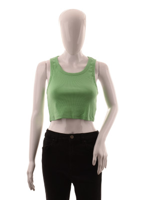 Hollister Gilly Hicks olive green bra top with tie - Depop